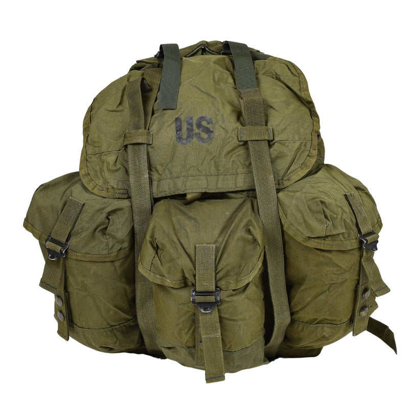 Original Militar de EE. UU. 50L mochila táctica 3 bolsas de engranajes exteriores color oliva color