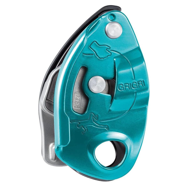 Petzl Grigri Braking Braking Bajón Equipo de escalada Azul de aluminio