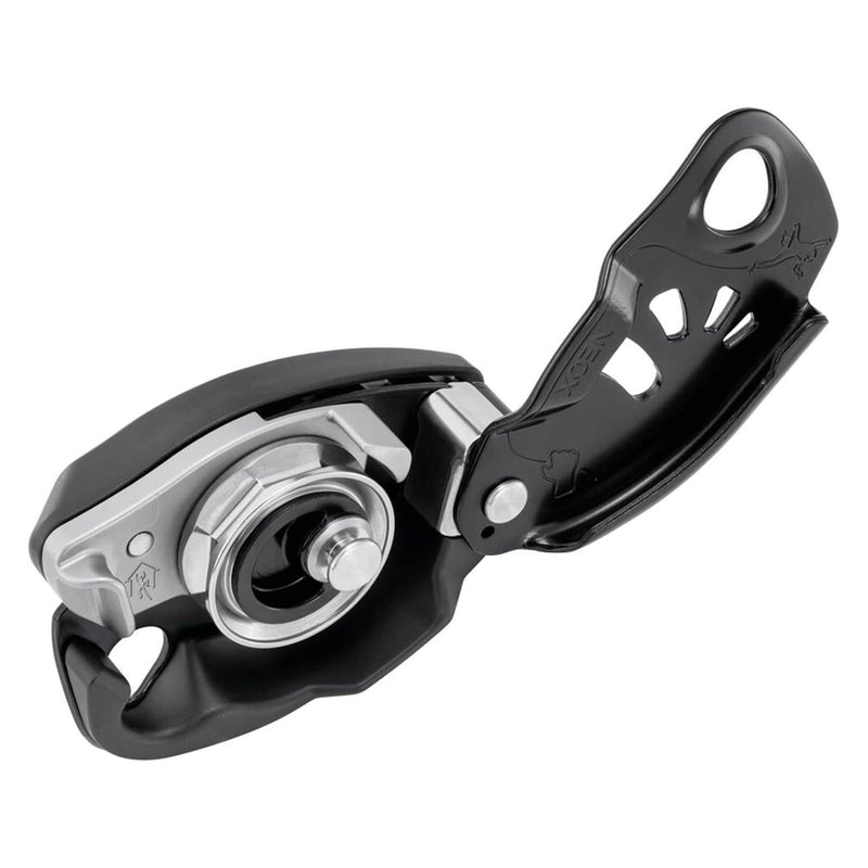 Petzl Neox Bastro de aseguramiento Control de frenado asistido Top Rope Climbing Negro