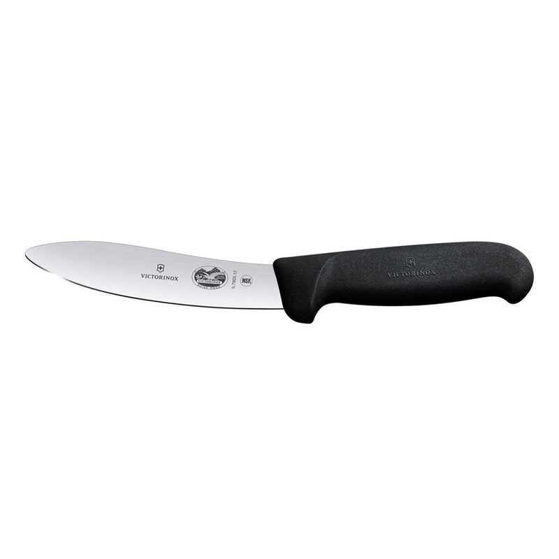 Victorinox Fibrox FIJO Cuchillo de salto fijo Hoja de acero inoxidable TPE Mango negro