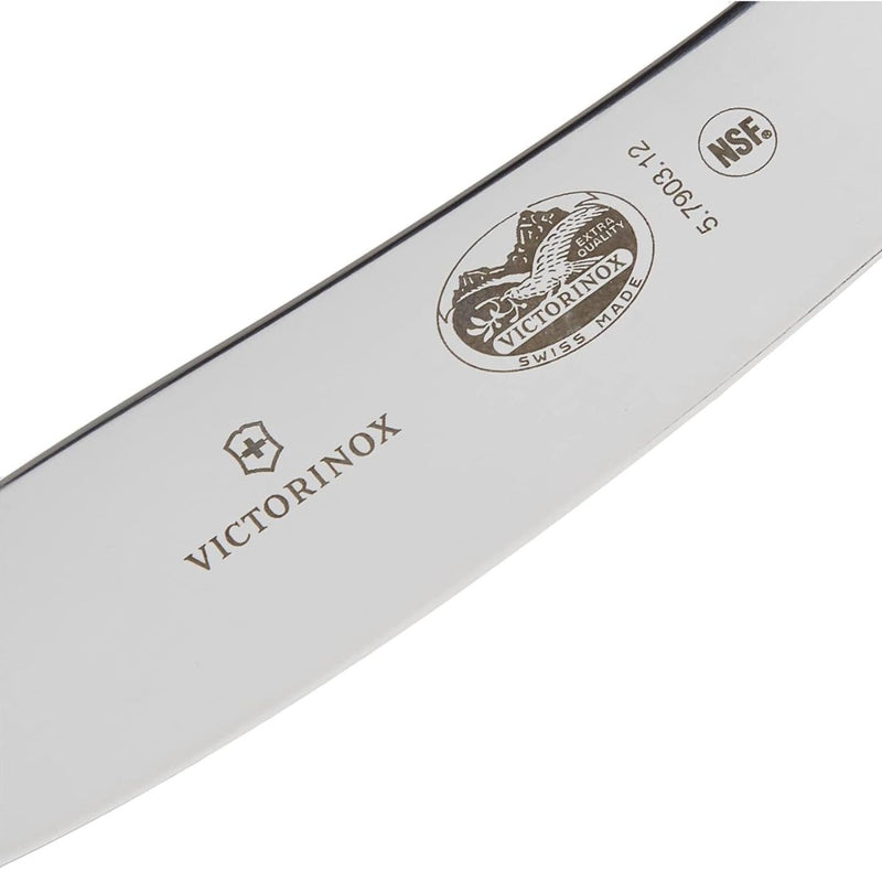 Victorinox Fibrox FIJO Cuchillo de salto fijo Hoja de acero inoxidable TPE Mango negro