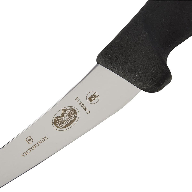 Victorinox Flexible Boning Knife de acero inoxidable Hoja TPE Negra TPE Mango