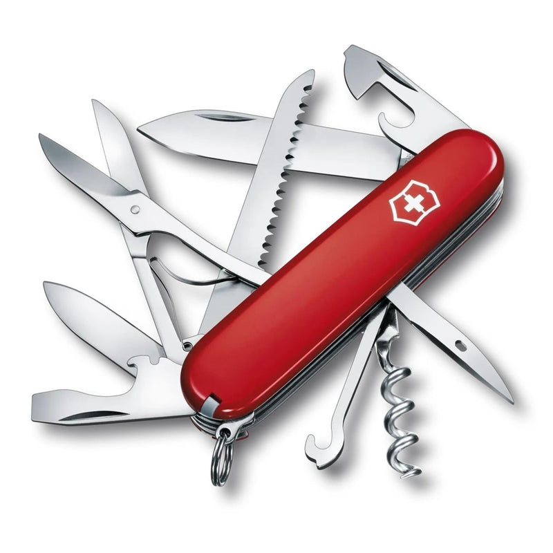 Victorinox Huntsman Multi Tool Knife 12 Funciones Mango de acero inoxidable