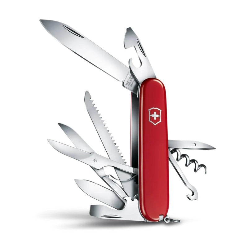 Victorinox Huntsman Multi Tool Knife 12 Funciones Mango de acero inoxidable