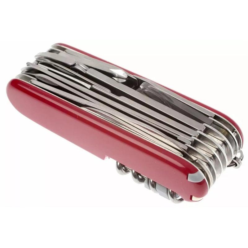 Victorinox Swiss Champ Multi Tool Knife 33 Funciones Mango rojo de acero inoxidable