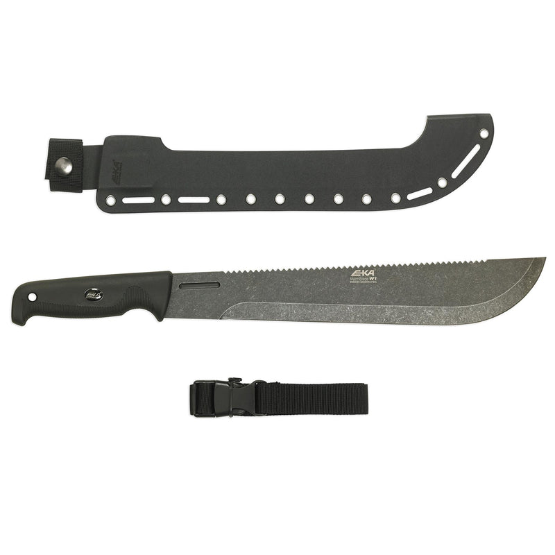 classic camping machete with sheath