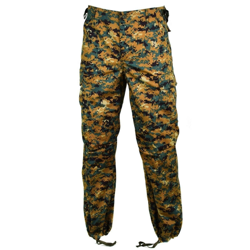 Army pants original Guinee Bissau ripstop savana camouflage adjustable bottoms tactical field trousers