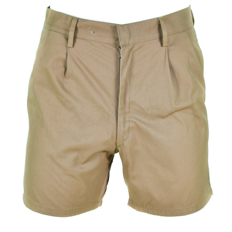 Italian army khaki chino shorts combat field Bermuda