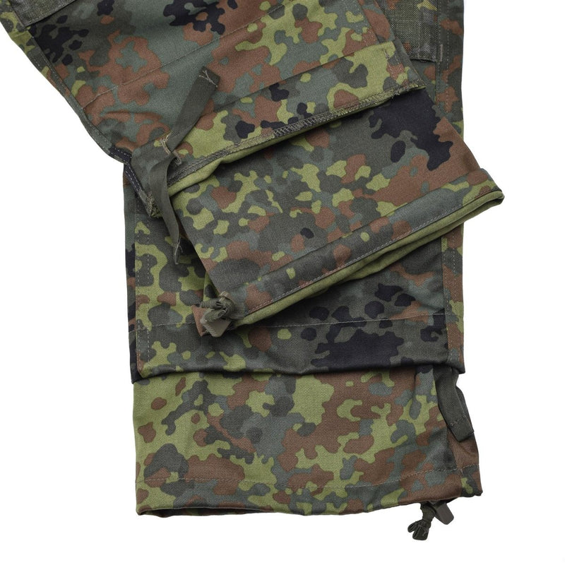 Leo Kohler sturdy combat pants ACU reinforced tactical cargo trousers flecktarn adjustable bottoms