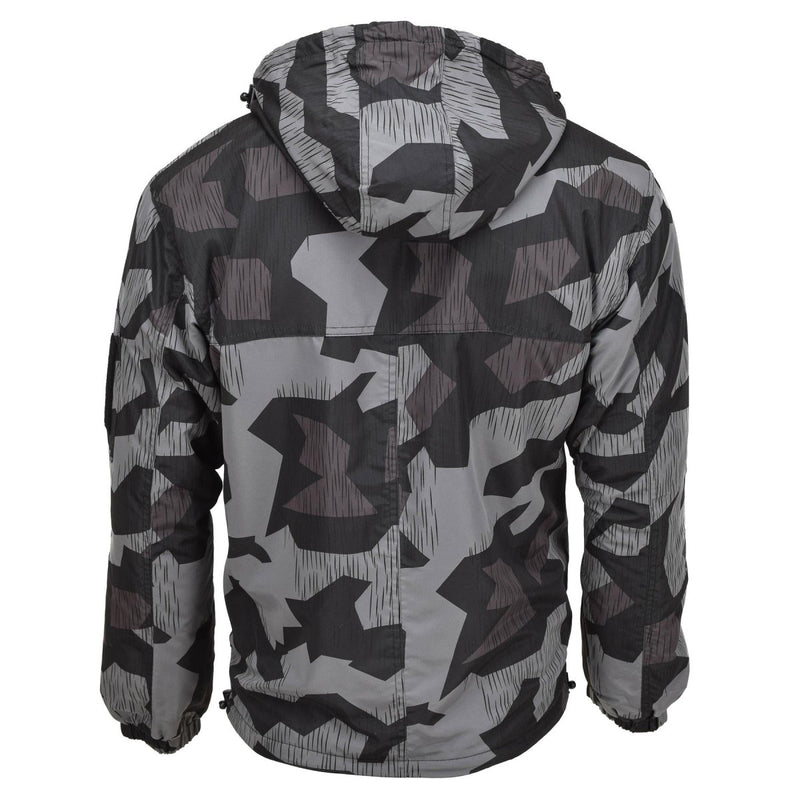 MIL-TEC Anorak jacket splinter night camouflage windproof hooded warm sportswear comfortable and soft