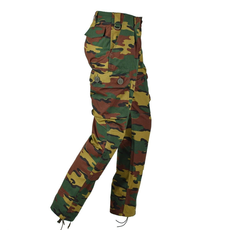 TACGEAR Brand Belgium Army style field cargo combat pants jigsaw camo ripstop