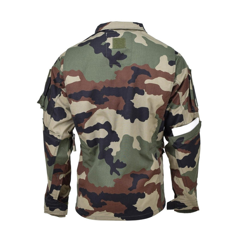 TACGEAR Brand French Military style commando jacket field CCE tactical shirts reinforced elbows with removable padding